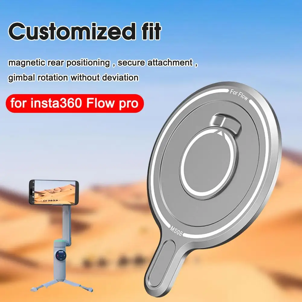 For Insta360 Flow Magnetic Transfer Base Stand For MagSafe Adapter Phone Holder Action Camera Accessories