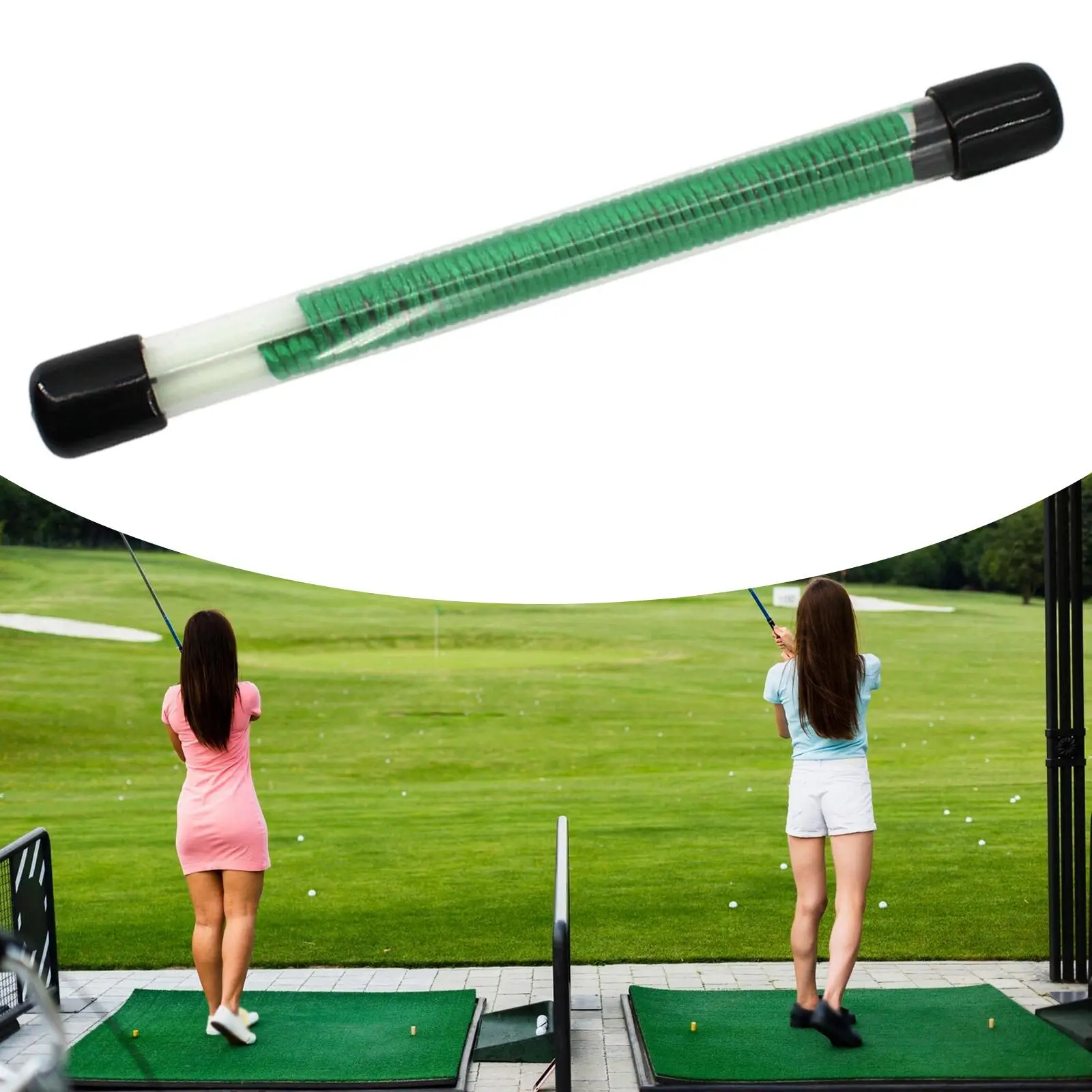 Golf Swing Aid Fiberglass Alignment String High Visibility for Indoor Outdoor Golf Practice Ground