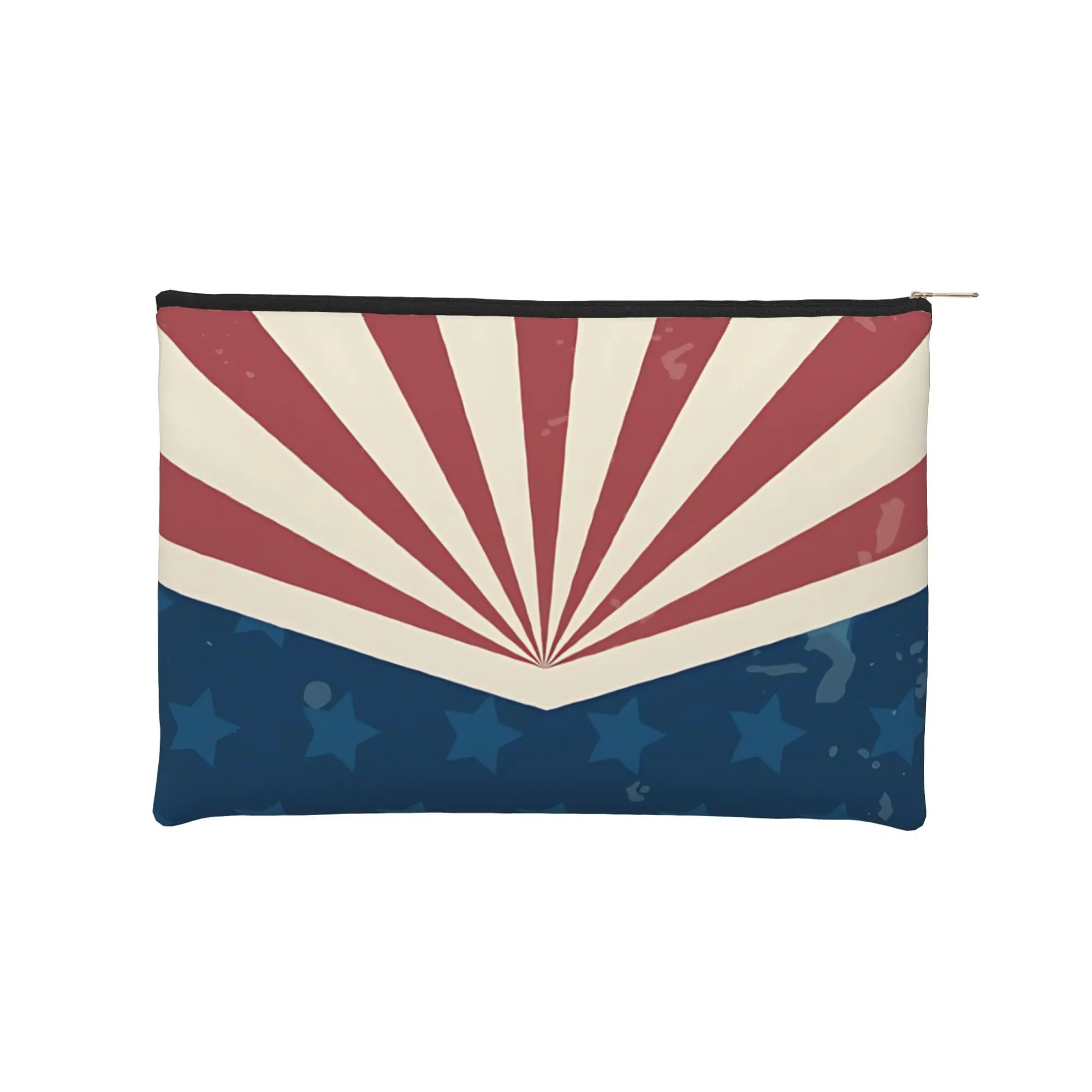 

1pc Stylish A Legacy of 250 Years Makeup Bag United States Semiquincentennial Toiletry Bag with Zipper Makeup Organizer Wash Bag