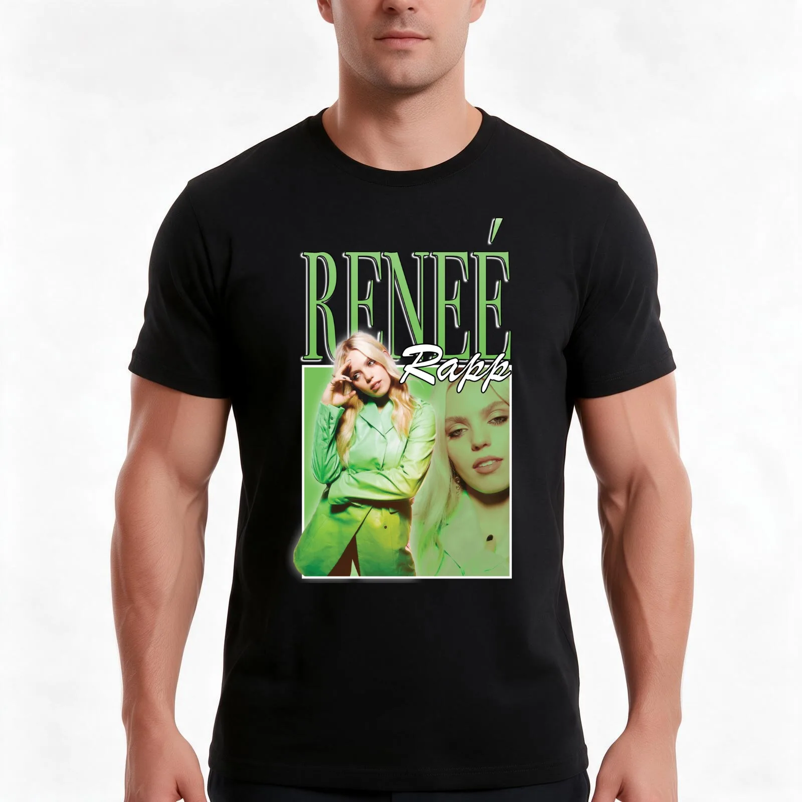 renee rapp vintage 90s aesthetic T-Shirt, Summer Casual Cotton Tee, Oversized Streetwear Tops, Vintage Graphic Print