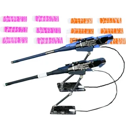 Gundam Model Kit Anime Figure EW RG 1/144 Hyper Mega Bazooka Launcher for Hi ν Funnel Anime Action Figure Toys for Children
