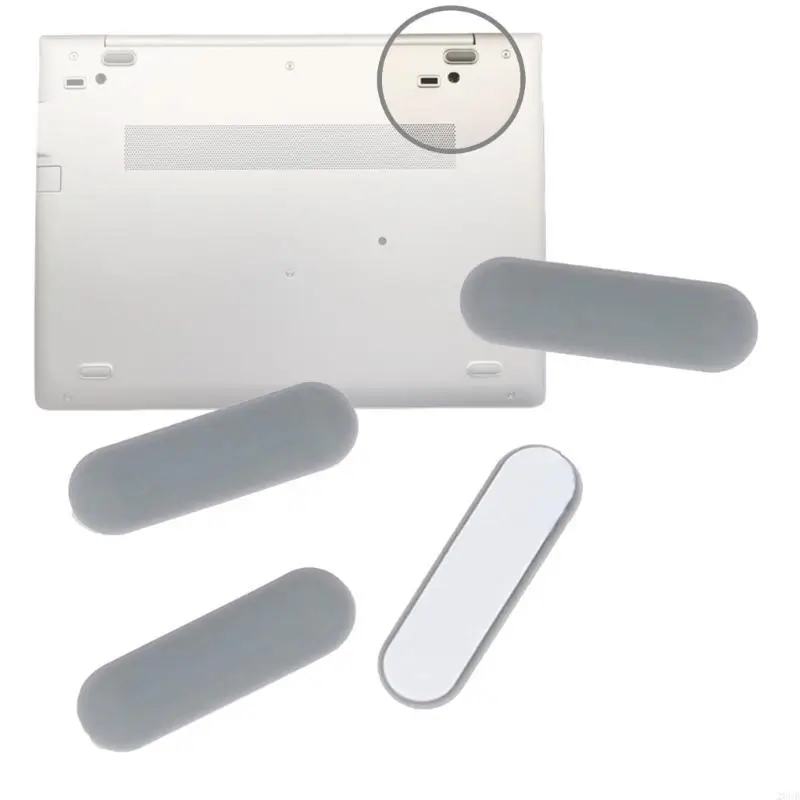 20cb 4pcs 교체 840 745 830 735 용 바닥 고무 발 피 커버