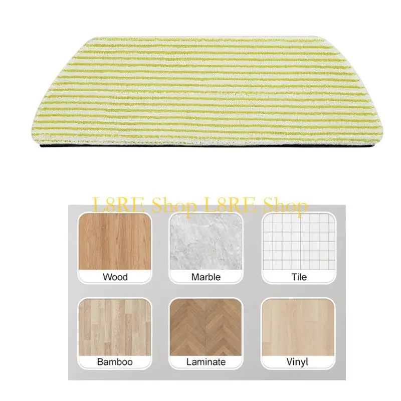 L8RE 6PCS MOP MOP MOPS ROBOTOS LIMPEZA DO PISO ROMO REUSILÍVEL CLIPO DO LIMADOR PODO LAVOLHAÇÃO ADIFICADO PARA RV2820 VAI