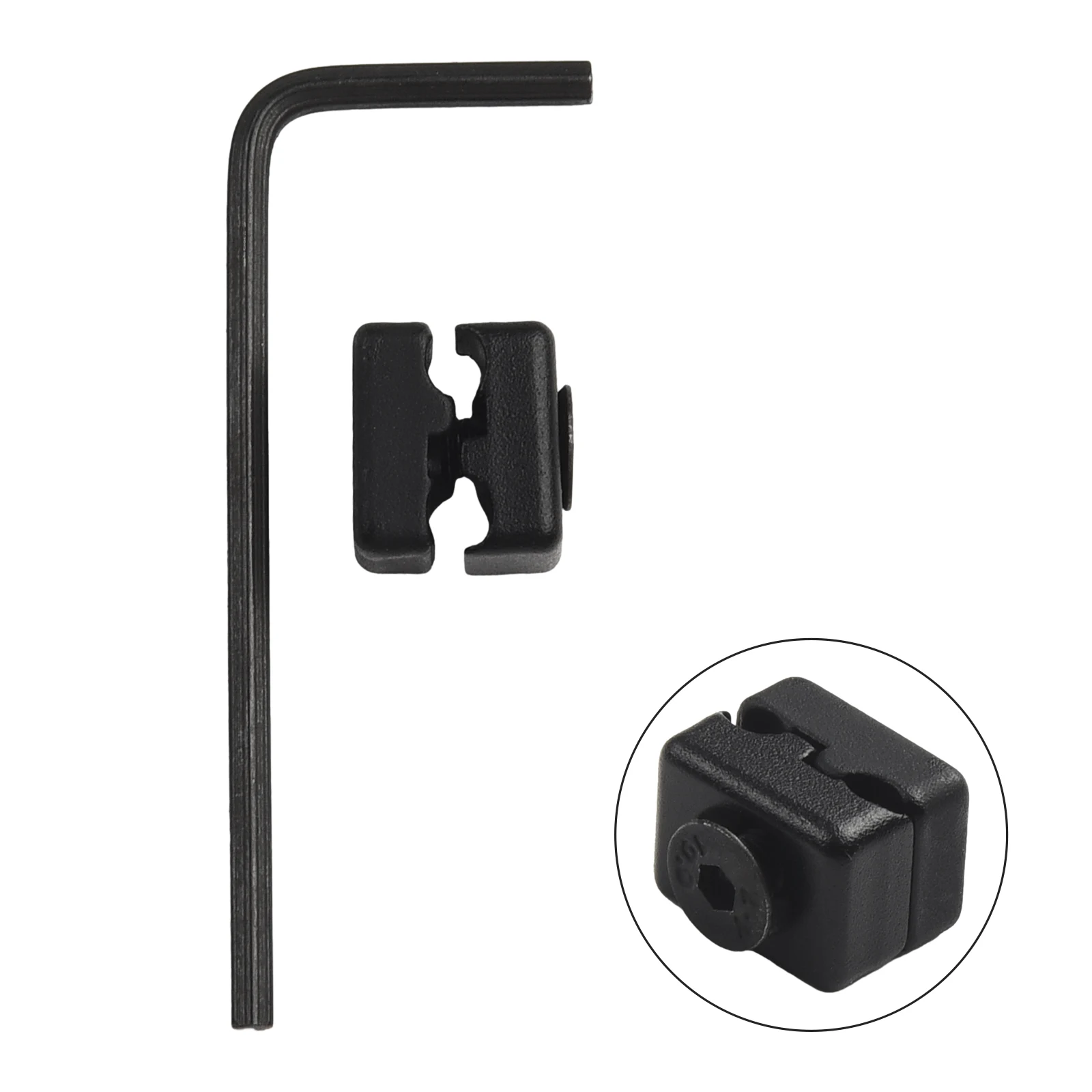 1pc Metal Rope Clip Buckle Compound Bow  Drop Away Arrow Rest Clamp Buckle Metal Cable Fastener Clip Archerys Tools Accessories