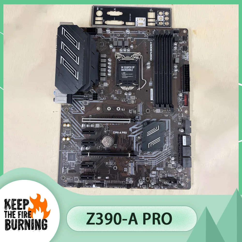 

Z390-A PRO Motherboard LGA1151 DDR4 128G M.2 SUPPORT I9 SATA3