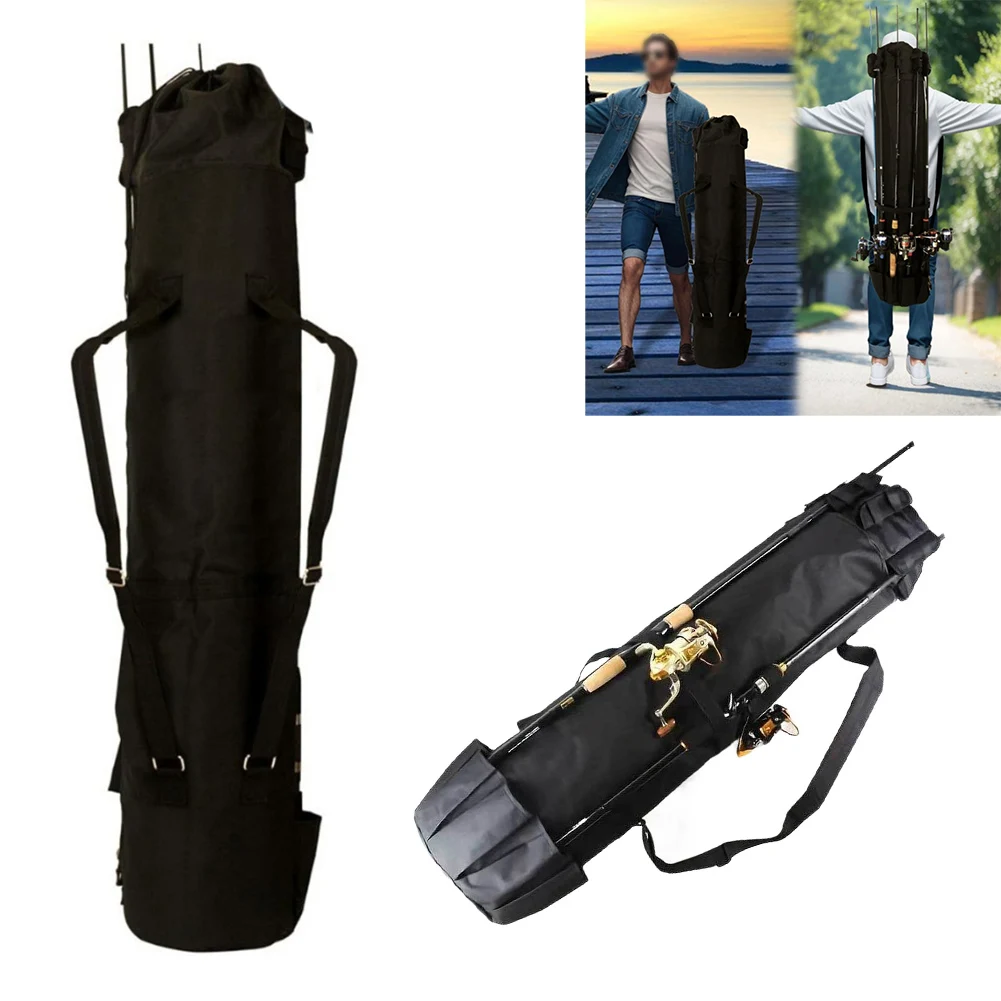 

Fishing Rod Storage Bag Fishing Rod And Reel Carrier Organizer For Travel Convenient Shoulder Straps Fishing Tools Accessories
