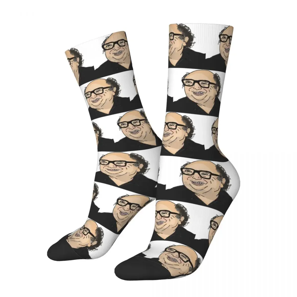 

Danny DeVito MS Paint Socks Harajuku Sweat Absorbing Stockings All Season Long Socks Accessories for Unisex Gifts