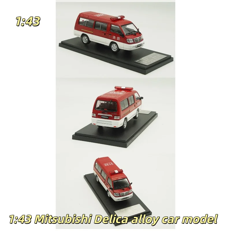 

1:43 Original Mitsubishi Deli truck, die-cast alloy car model, boy gift, adult ornament, collectible.