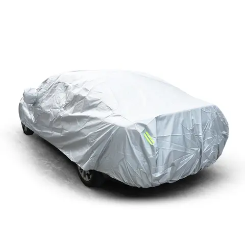 Car Cover Outdoor Protection Full Exterior Snow Cover Sunshade Dustproof Protection Cover Universal for Hatchback Sedan SUV 10 best sales cover for qmobile - №2
