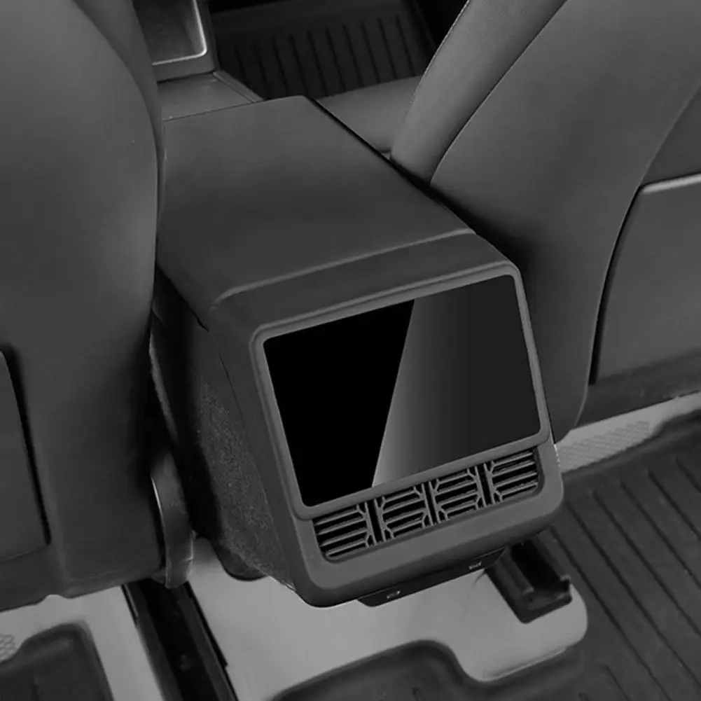 Für Tesla Model 3 Y YL Silikon-Lüftungsgitter-Abdeckung, wasserdichte Innenraum-Dekorations- und Schutzausstattung für die Lüftungsgitter an der Rückseite des Bildschirms – Detail 11
