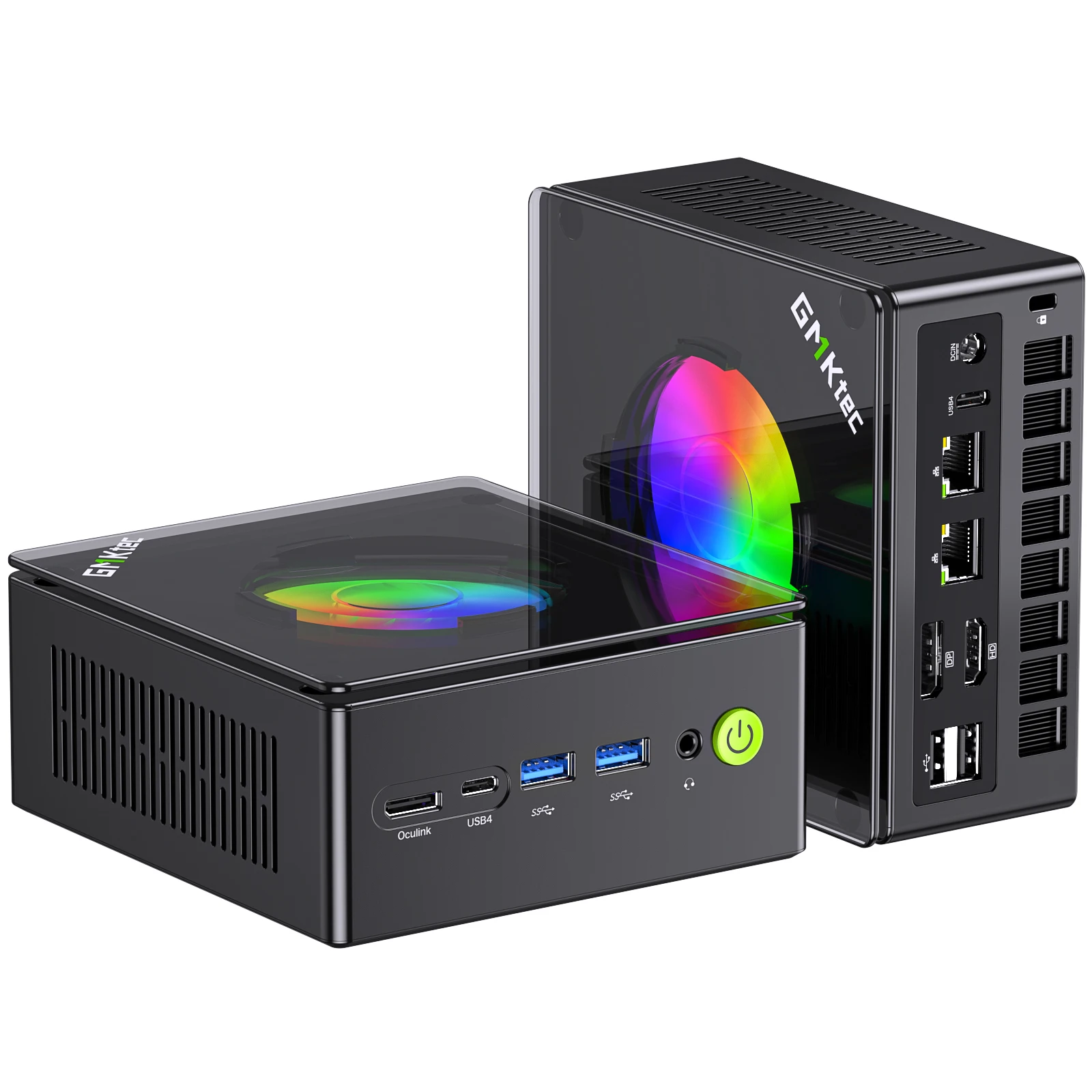 GMKtec K11 Nucbox AMD R9 8945HS Mini PC DDR5 5600MT/s SSD PCIe4.0 Win11 Pro Quad Screen Display OCulink Desktop Gaming Computer