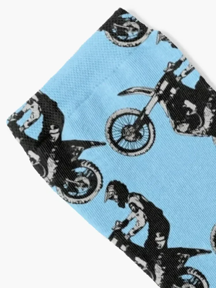 Let's Ride - Motocross Racer Socks japanese fashion Hiking boots Men's Socks Luxury Women's