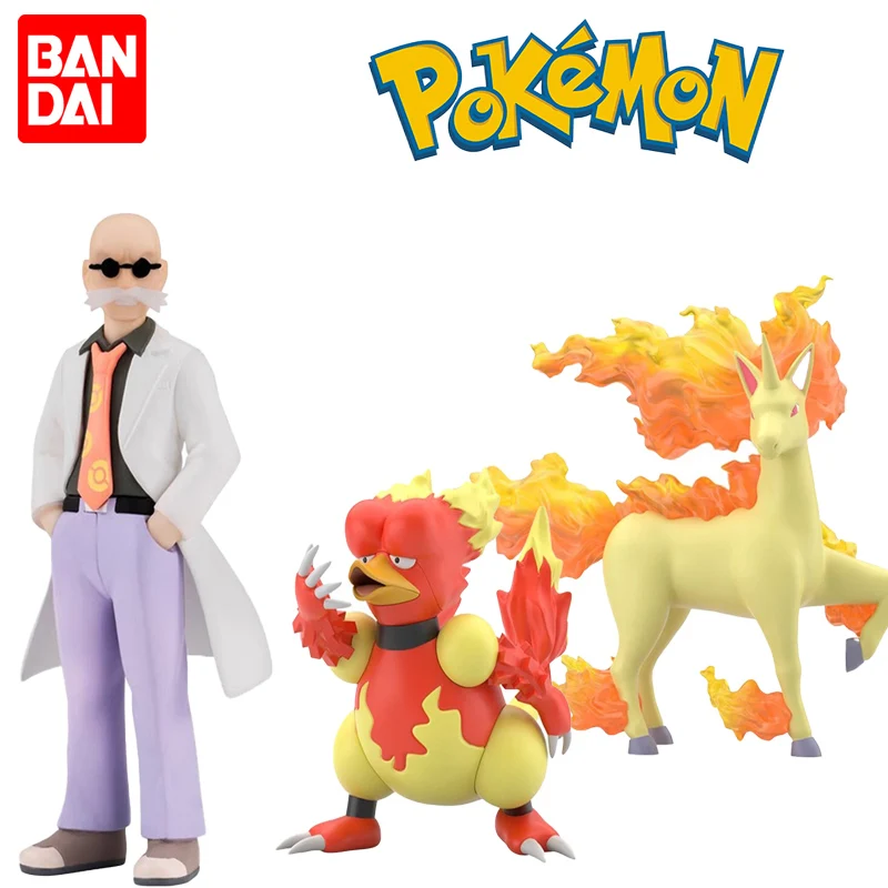 

In Stock BANDAI Pokemon Scale World Katsura Rapidash Magmar Suit Set PVC 1/20 Scale Anime Action Figures Model Collection Toy