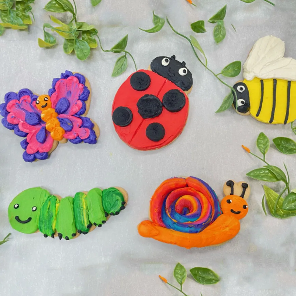 

1pcs Insect Snail Bee Butterfly Ladybug Dragonfly Cookie Cutter reposteria Biscuit Cupcake Pastry Fondant Cake Decor Tool Bakery