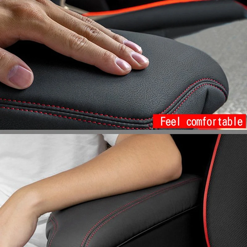 Car Center Console Lid Armrest Box Leather Protective Cover Cushion Pad For Toyota Raize 2020-2022