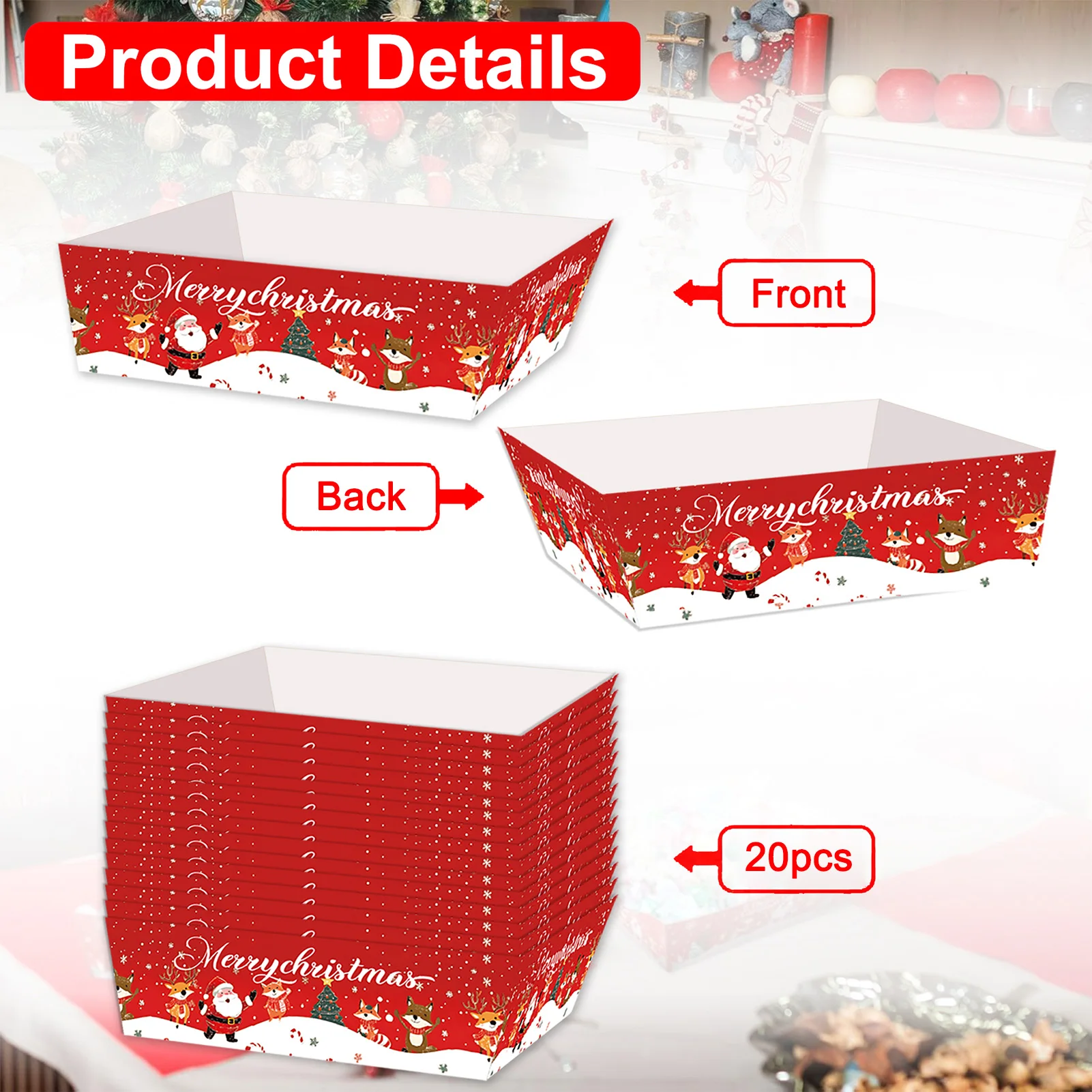 Bandejas de Comida para Festas - Food Snacks For Christmas avaliação e preço