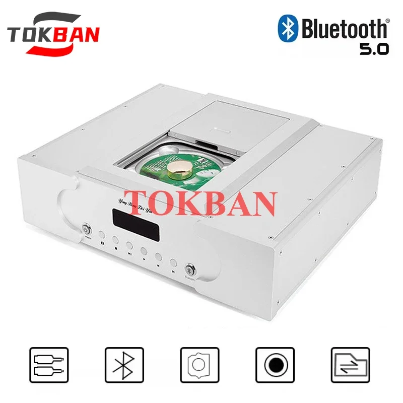 

CD-плеер Tokban A7, Hifi музыкальный аудиофил, дисковый плеер TDA1541A Philips CDM4 XLR, домашний, без потерь, высокое качество, Bluetooth, CD-плеер