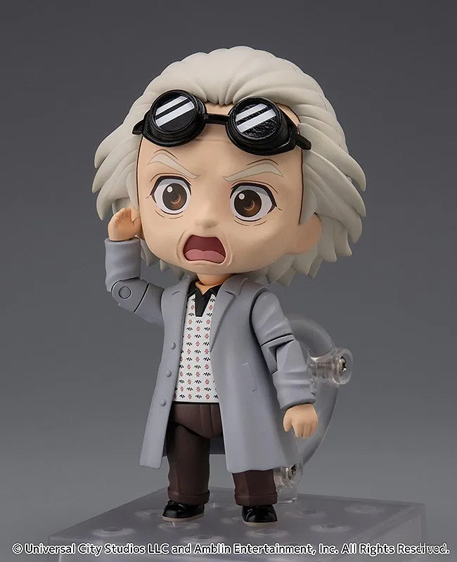 In Stock GSC Original Nendoroid 2363 Back To The Future Dr. Emmett Brown Figure Model Toys Ornaments Collection Action Figures