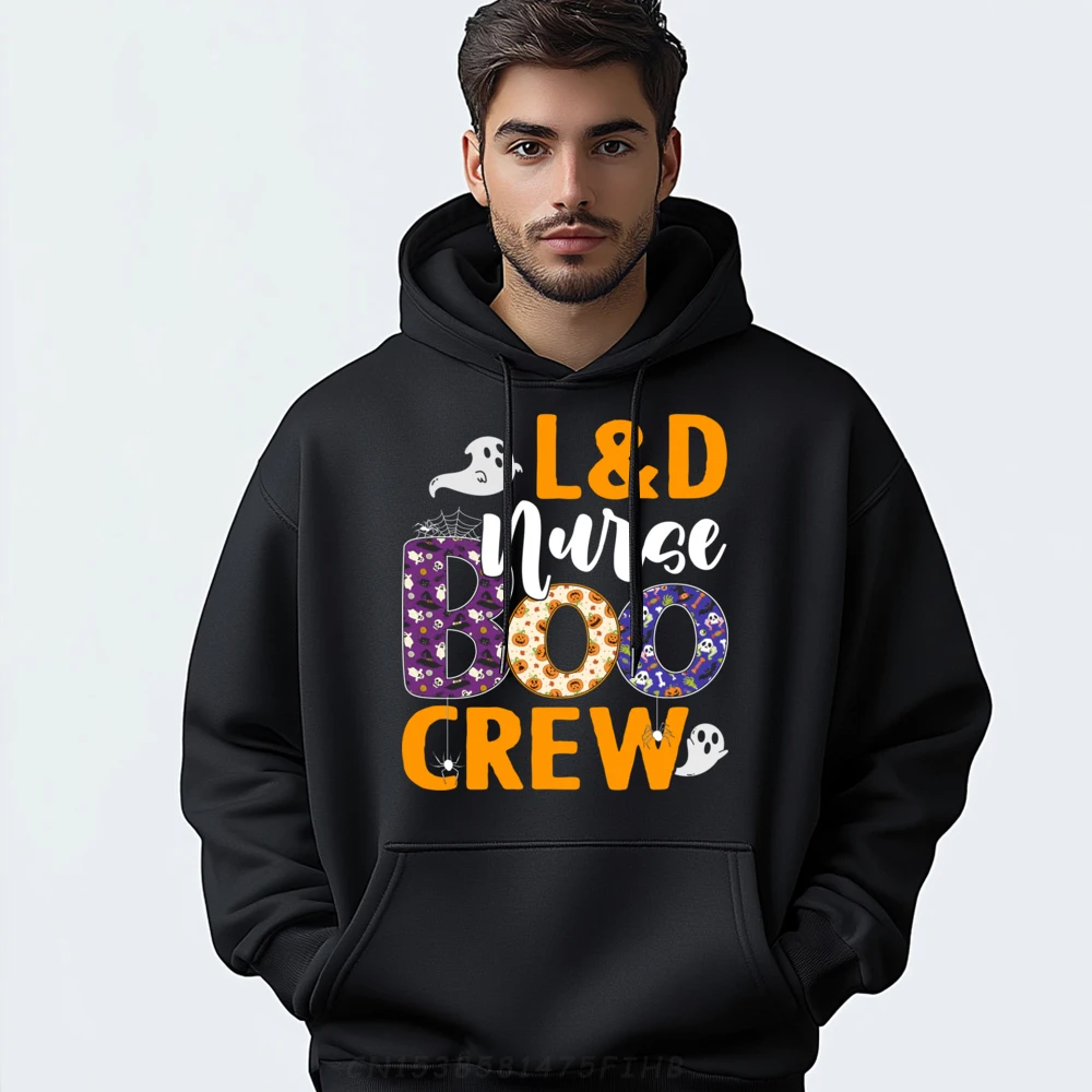 

L D Nurse Boo Crew Scary Nurse Halloween Ghost Spider 3d Printed Pullover Hoodies Fashionable And Trendy Sweater Sweatshirts