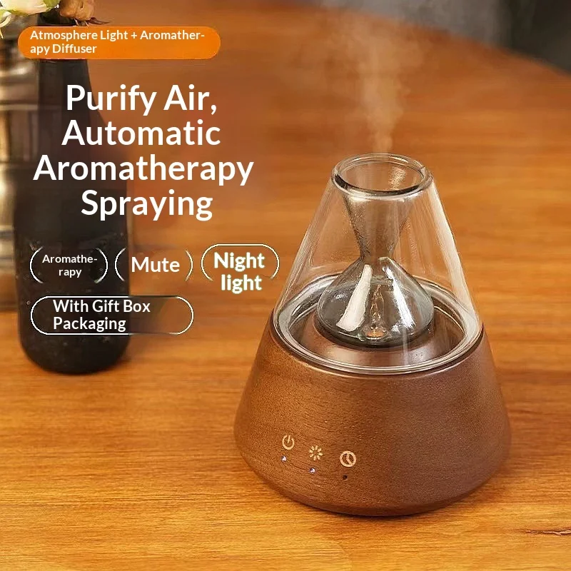 

2024 Ultrasonic Aromatherapy Diffuser Cool Mist Essential Oil Humidifier for Home Bedroom Gift