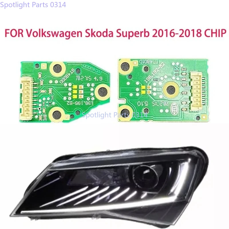 

New White Light for Volkswagen Skoda Superb 2016-2018 Car Headlights DRL Chip Ballast Chip Circuit Board Light Source Board Chip