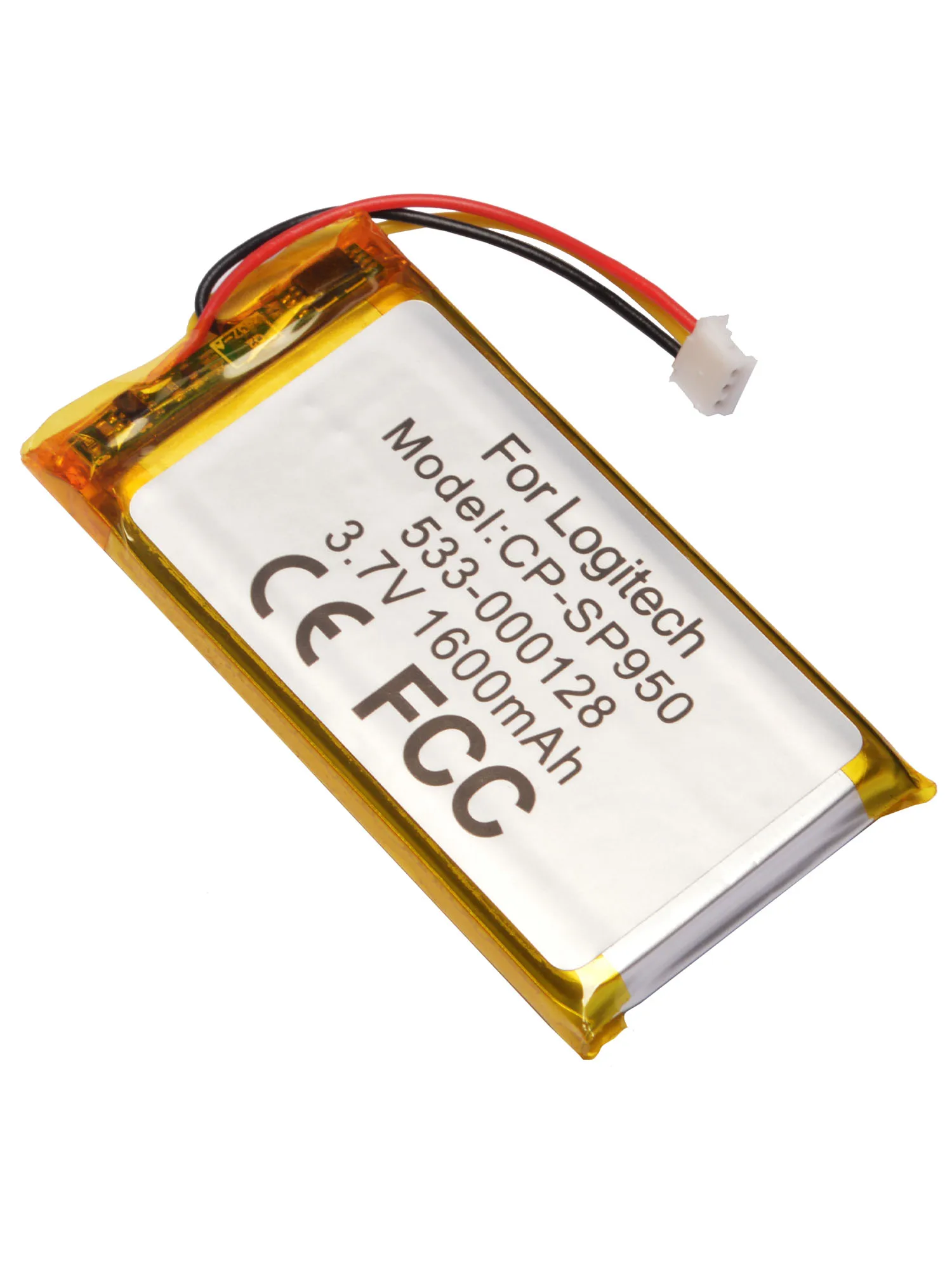 Bateria 3.7V 1600mAh 533-000128 do pilota Logitech Harmony 950, Logitech Elite, 915-000257, 915-000260 — zdjęcie produktu 2