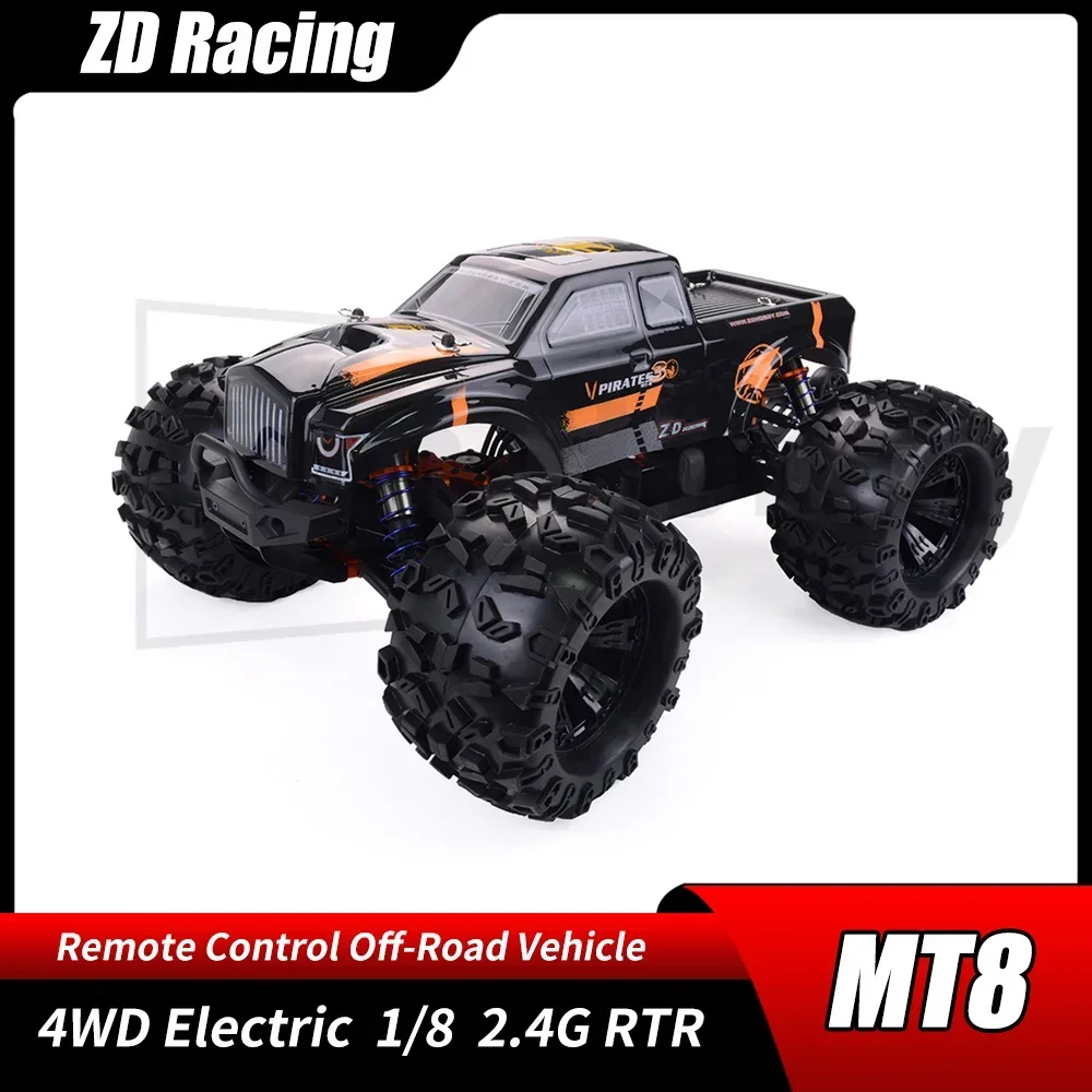 ZD Racing MT8 1/8 2.4G 4WD 90km/h Brushless RC Car Electric Truggy Vehicle RTR Model Outdoor Remote Control Cars Adult Boy Gifts