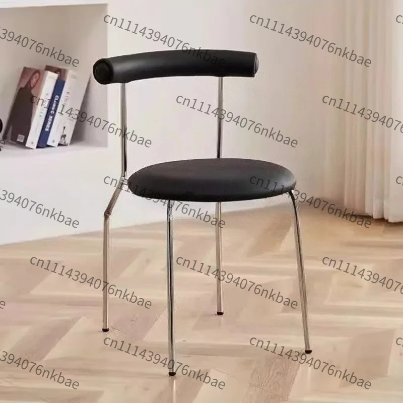 Trendy NordicWhite Dining Chairs, Modern Luxury European Style Metal Dining & Office Chair, Home Furniture Muebles Para El Hogar