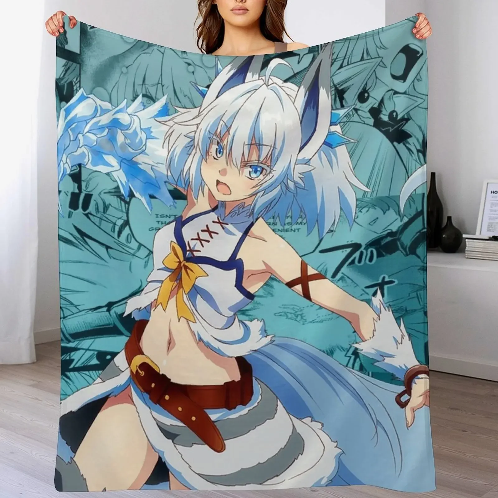 Setsuna Redo Of Healer Throw Blanket heavy to sleep cosplay anime Sofa Quilt Blankets