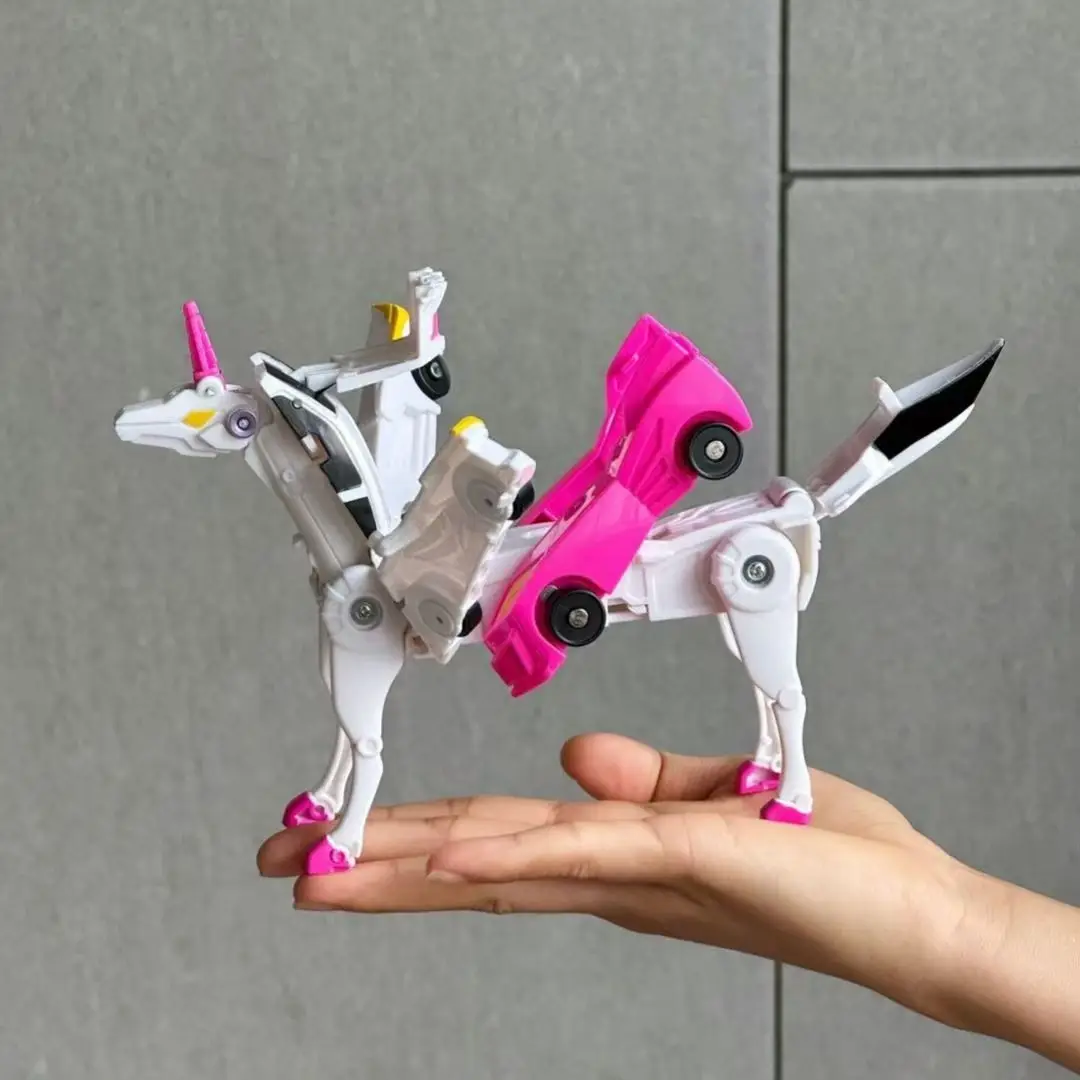 Ensemble de voiture robot à déformation instantanée pour enfants, jouet à transformation rapide, jeu à domicile pour garçon, collision de véhicule Nairobi Orn, cadeau 3D, 2 pièces