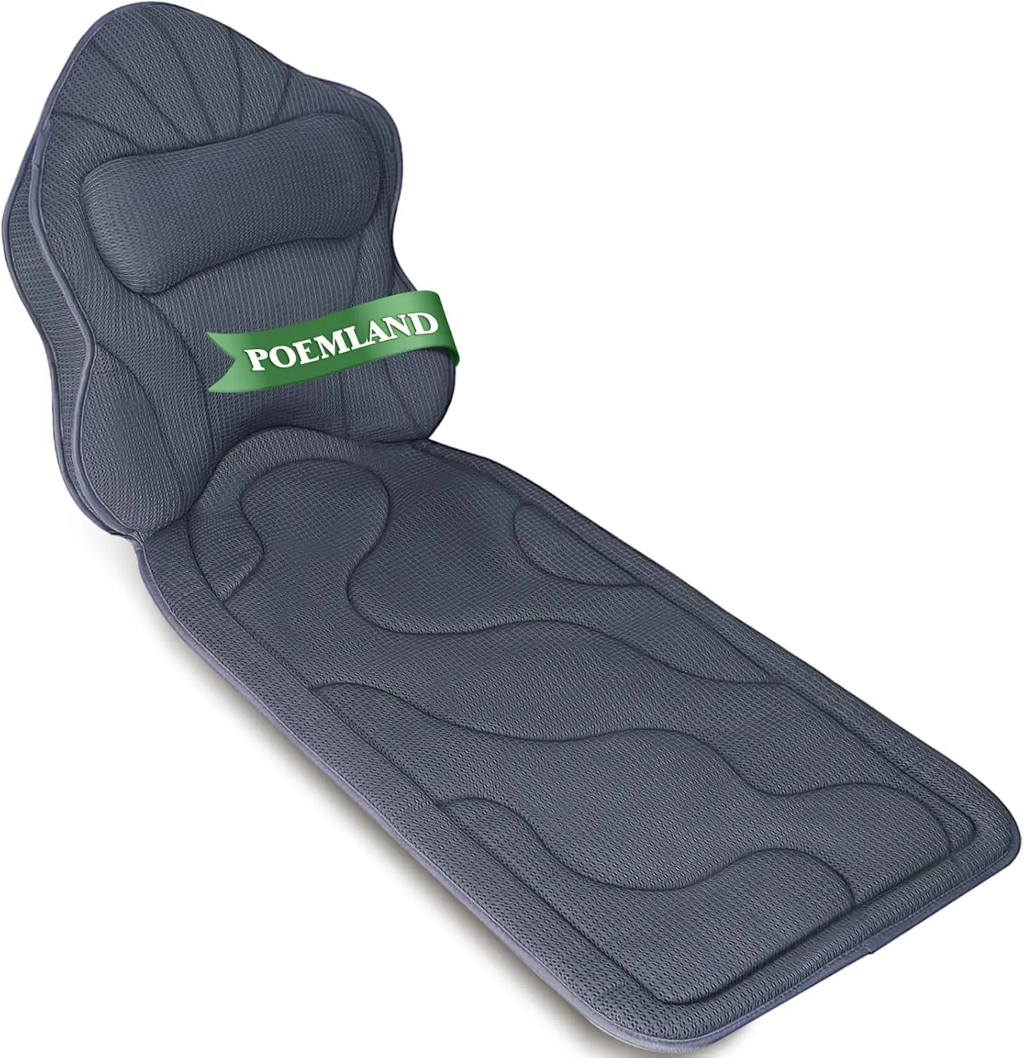 

Extra Thick Full Body Bath Pillow with Head & Neck Support, Non-Slip Cushion for Comfort in Tub - Ideal for Women, Men & Seniors