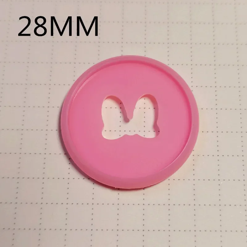 100PCS28MM ear pattern plastic binding ring binding buckle mushroom hole notebook binding supplies