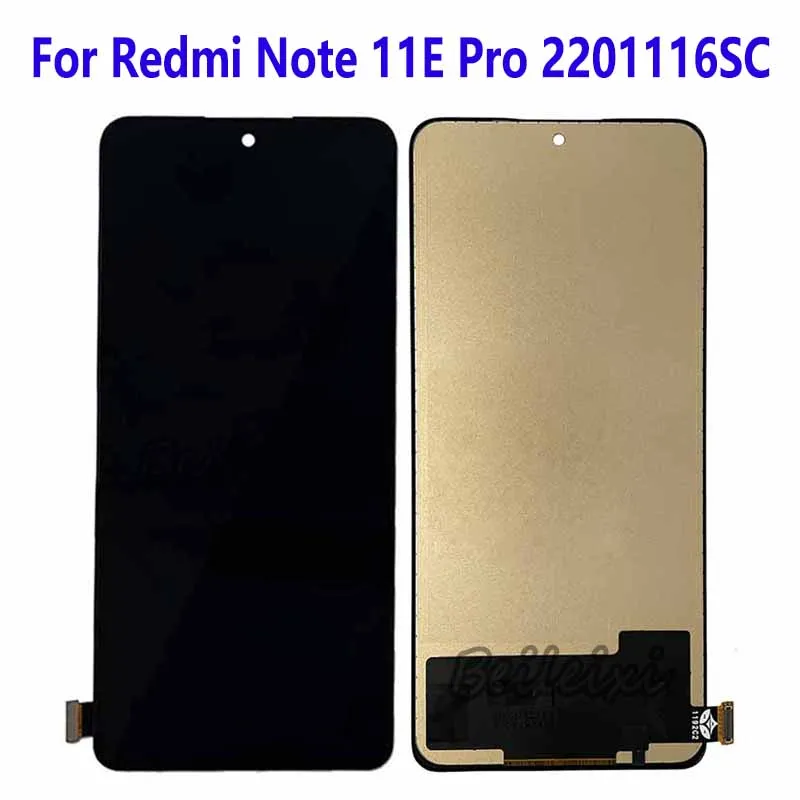 For Redmi Note 11E Pro 2201116SC LCD Display Touch Screen Digitizer Assembly