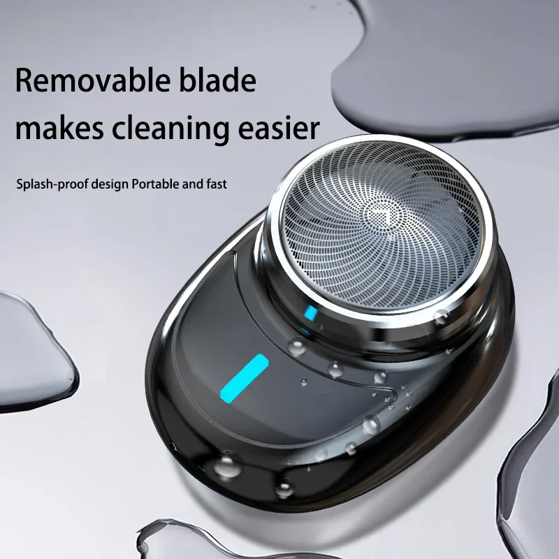 Xiaomi Electric Shaver Rechargeable Waterproof With Breathing Light Suitable Travel Portable Washable Knive Face Beard Razor