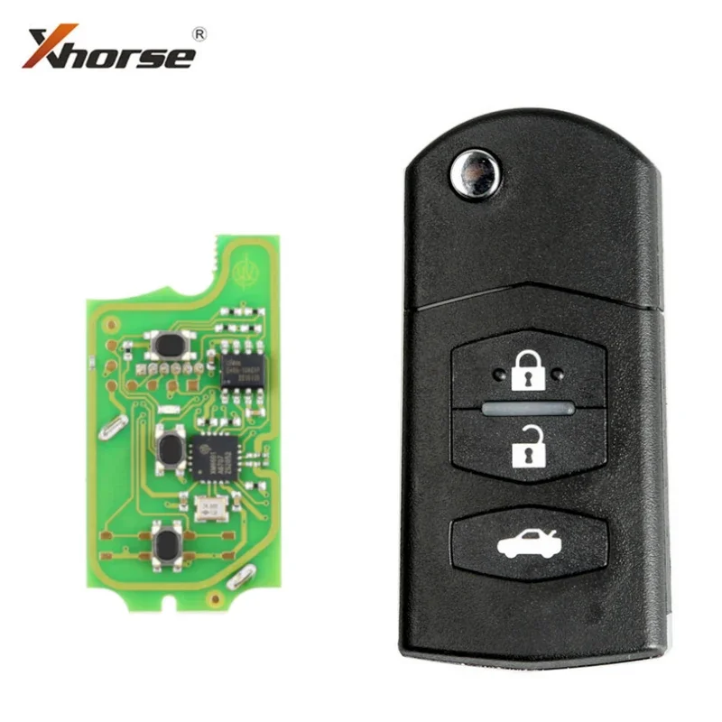 

XHORSE XKMA00EN Universal Remote Key Fob 3 Buttons for Mazda Type for VVDI Key Tool English Version One Piece without Chip