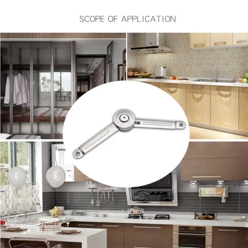 652F Heavy Duty Lid Support Hinges Soft Close Folding Lid Stay Hinge Keep Lid Hinge Open for Cabinet Kitchen Wardrobe view 5
