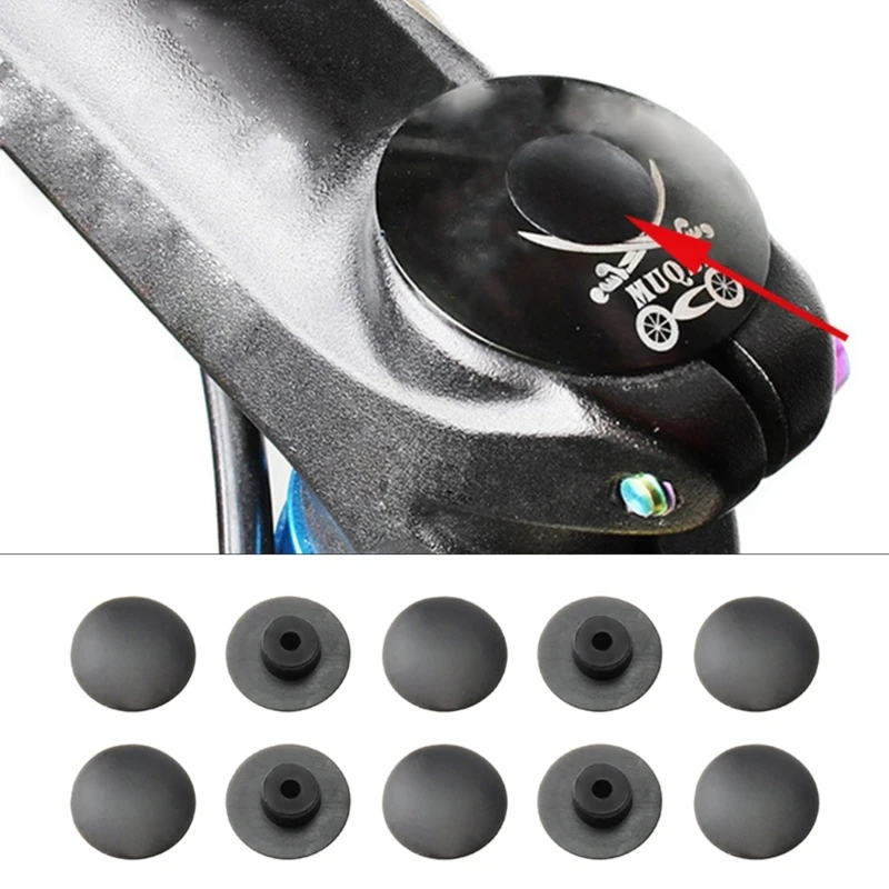 652D 10 Pcs Bike Stem Top Cap Covers Headset Stem Top Cap Protects from Dusts & Dirt