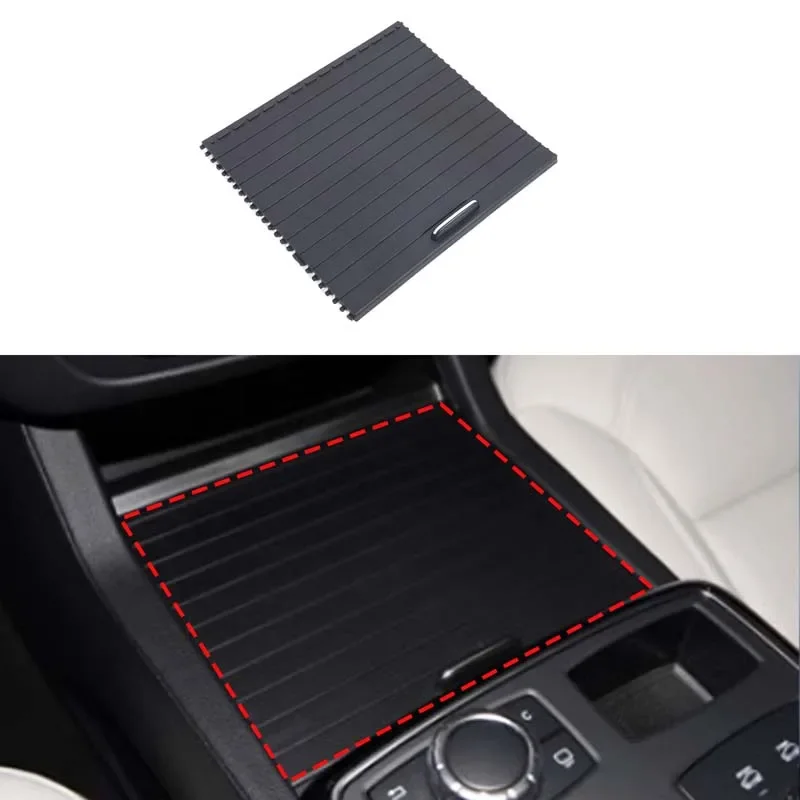 For Mercedes Benz Ml/Gl/Gle/Gls Class W166 W292 2012-2018 Car Center Console Shutters Cup Holder Slide Roller Blind Cover