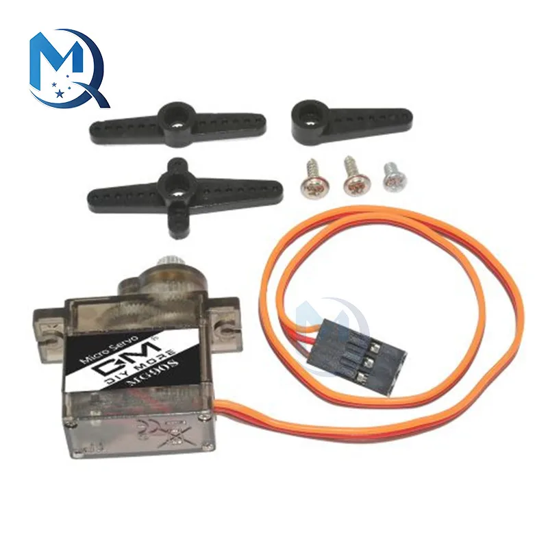 8Pcs 4Pcs 2Pcs 1Pcs Mg90s Micro Servo Motor Metal Gear Simulation Rc Servo Motor 180D Micro Car Airplane Helicopter Arduino Robo