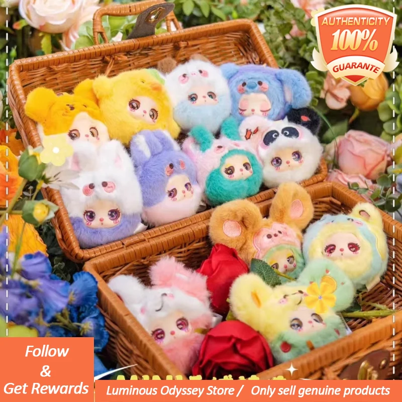 

Genuine Liila Garden Tea Party Mini Plush Blind Box Series Collectible Kawaii Backpack Doll Pendant Decorative Doll Mystery Box