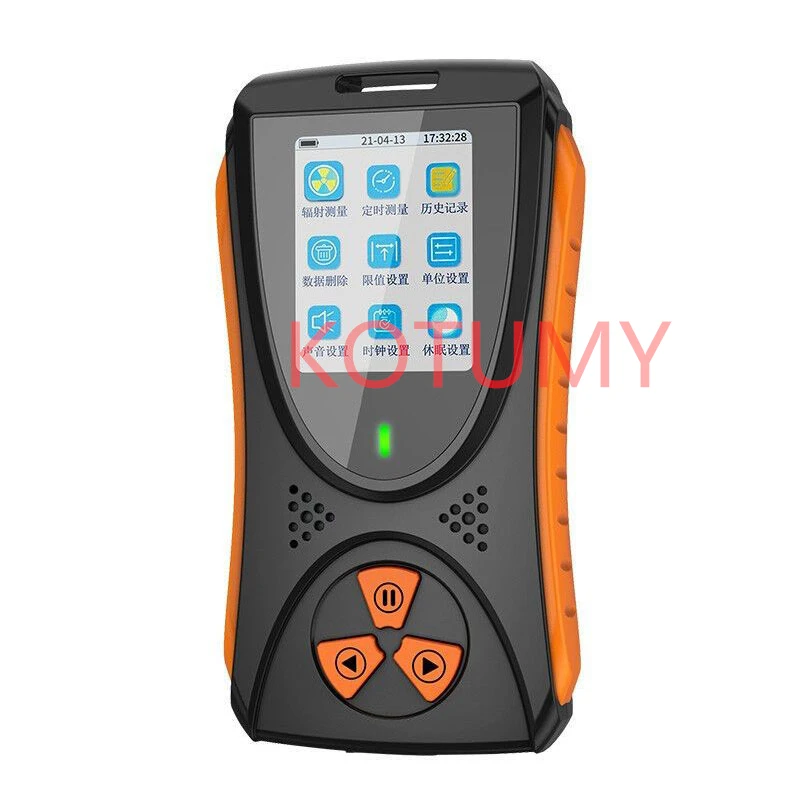 Display Screen Nuclear Radiation Detector Geiger Counter X γ β-rays Detecting Tools with Alarm Rechargeable Radioactivity Tester