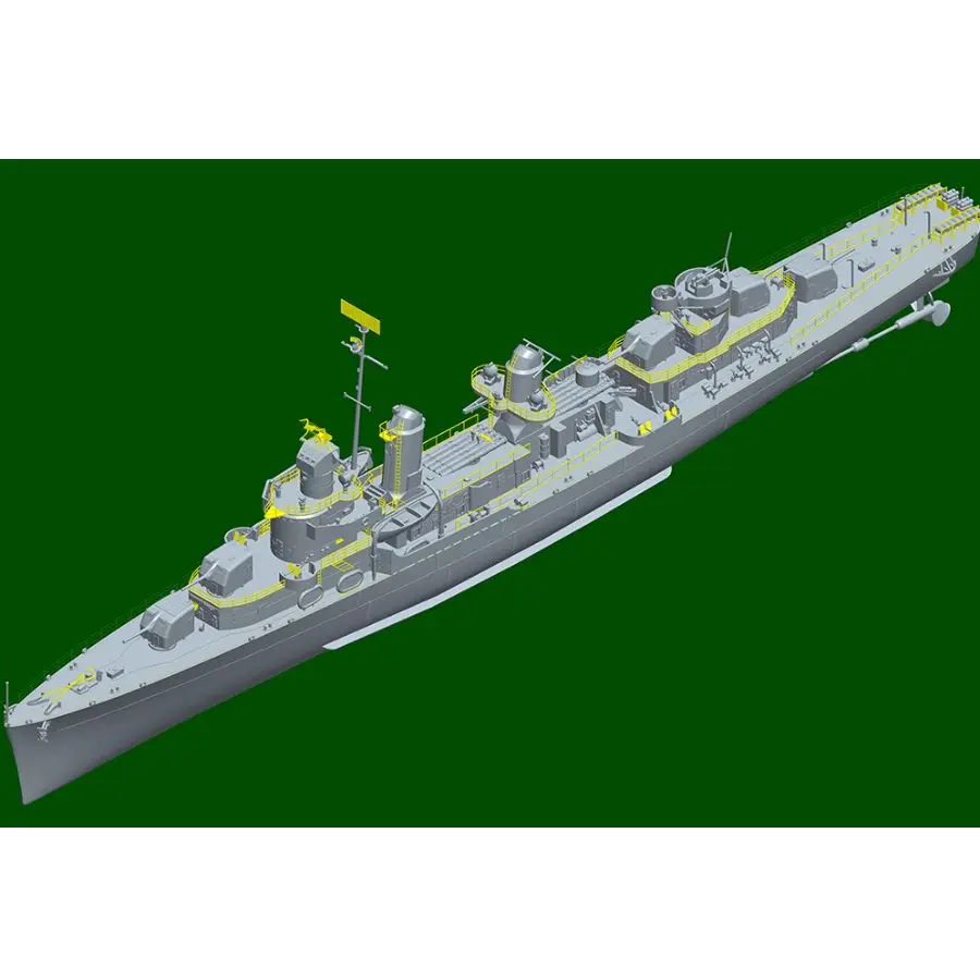 fletcher-dd-445-uss-destroyer-65309-trumpeter-kit-modello-da-assemblare-in-scala-1-350
