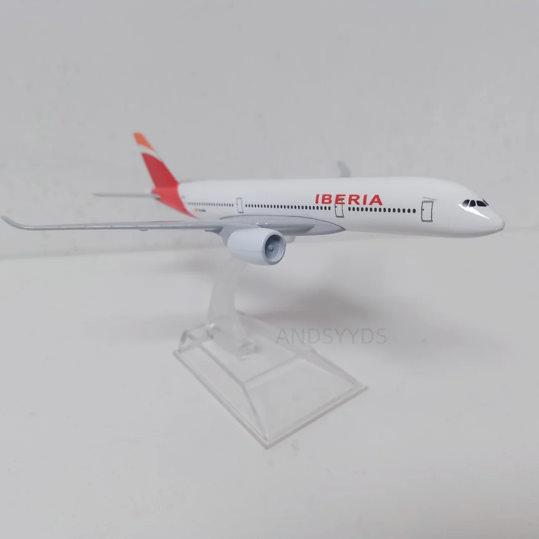 A350 1/400 scale 16cm Iberia Airways Diecast Metal Aircraft 350 Model Alloy Airplane Aviation Gift Collection Plane Display