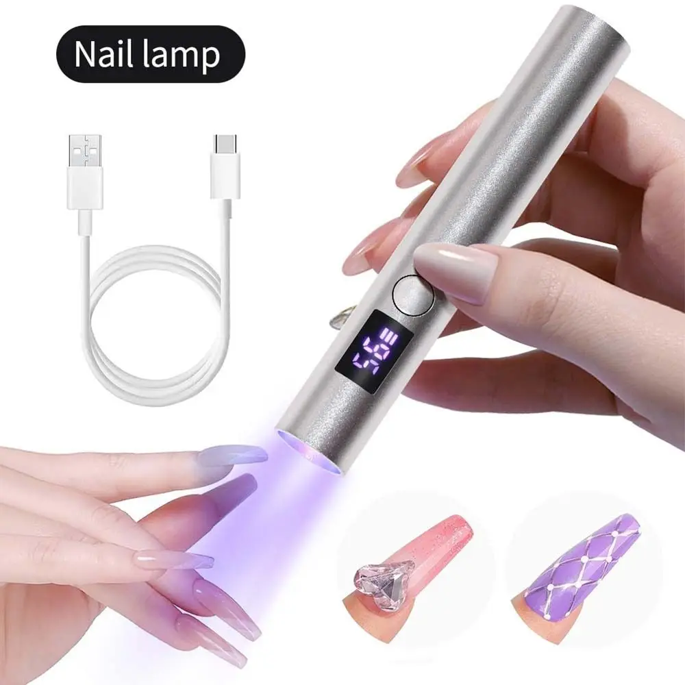 Nuevo Secador de Uñas Portátil Mini Lámpara de Secado Rápido Profesional UV LED para Esmalte de Uñas