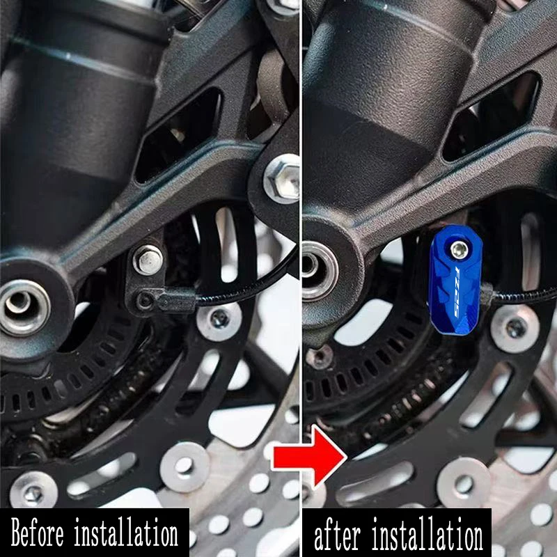 For YAMAHA FZ25 FZ 25 FZ-25 2023 2022 2021 2020 2019 2018 2017 Accessories Motorcycle Wheel ABS Sensor Protection Guard