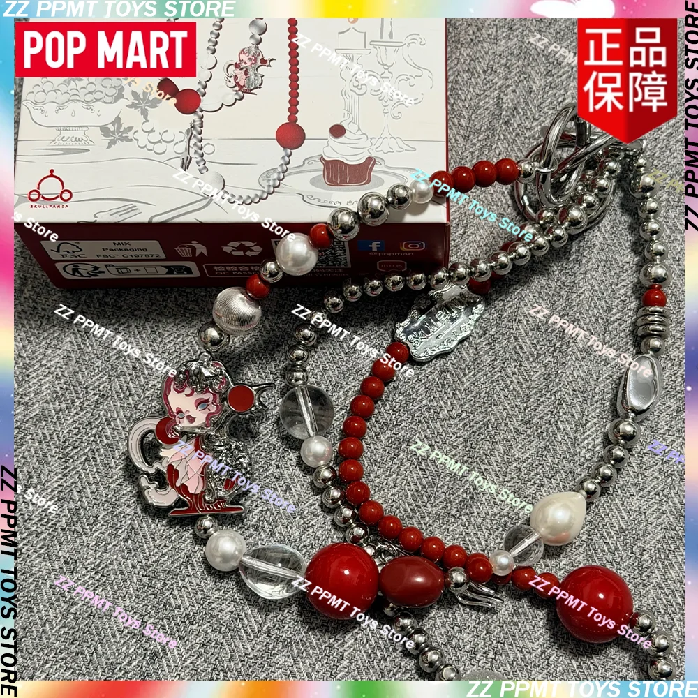 

POP MART SKULLPANDA The Feast Begins Series Многофункциональный кулон Оригинальная глухая коробка Аксессуары SKULLPANDA Подарки-сюрпризы
