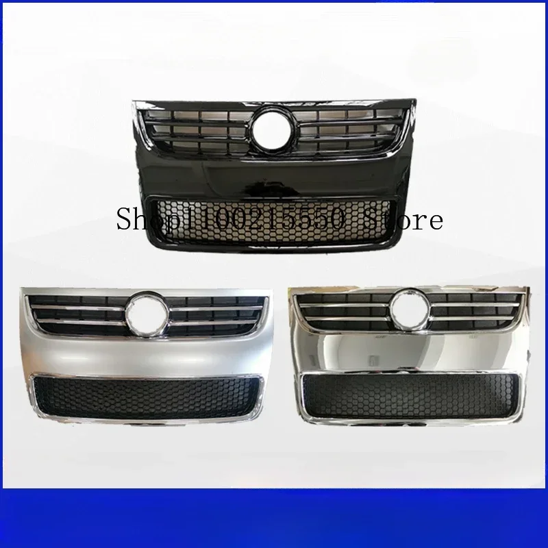 ABS Chrome Car front bumper Mesh Grille Around Trim Racing Grills For Volkswagen Touareg 2007 2008 2009 2010