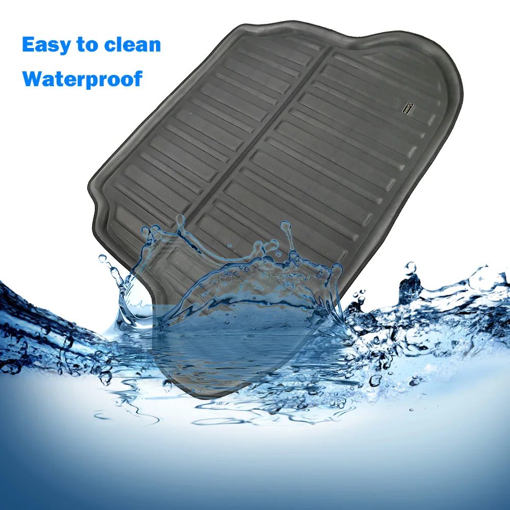 Car Rear Trunk Liner Cargo Boot Mat Floor Tray Protector Carpet Mud Kick Pad For Honda CR-V CRV 2002 2003 2004 2005 2006