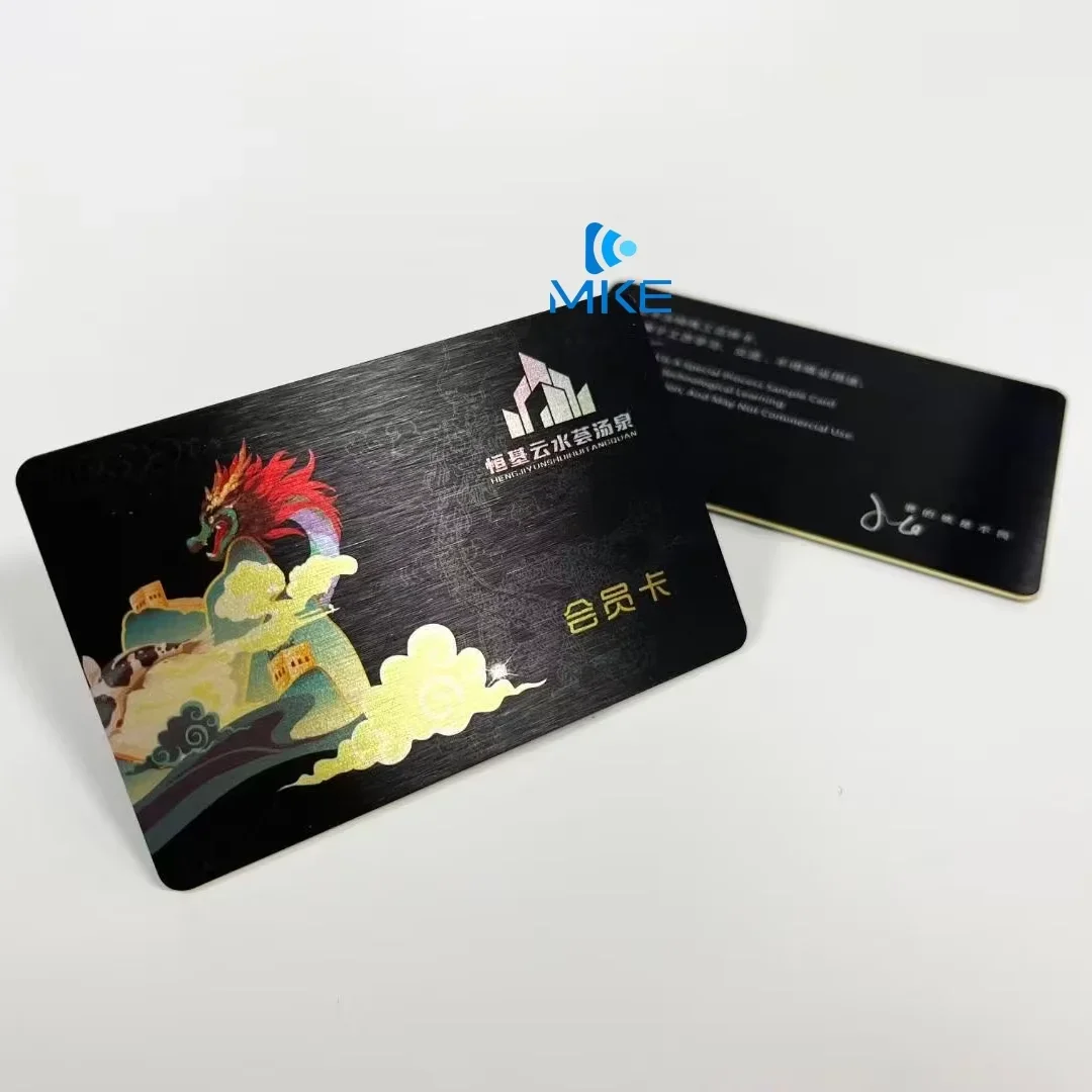 

Brushed Black Membership Gift Business Plastic Pvc Cards