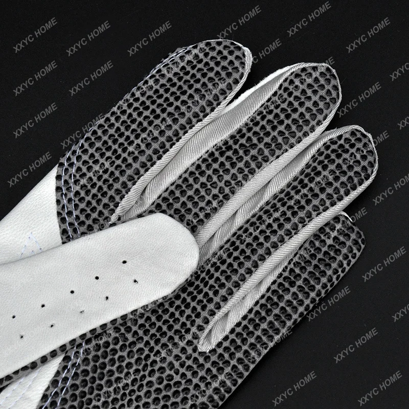 Golf Gloves Men's Breathable Sheepskin Gloves Leather Non-Slip